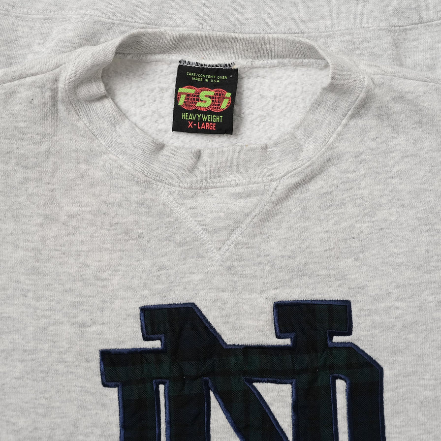 Vintage Notre Dame Sweater XLarge 