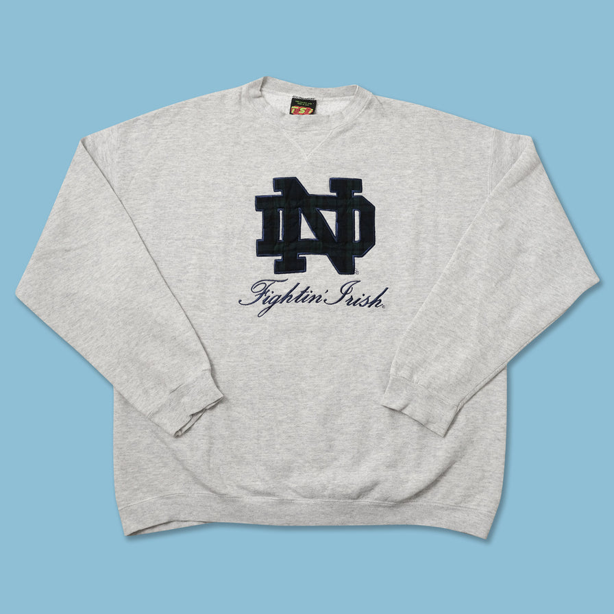 Vintage Notre Dame Sweater XLarge 