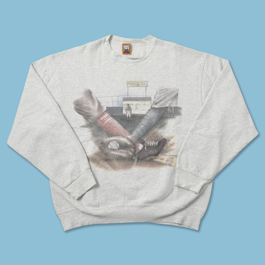 Vintage Baseball Sweater Large 