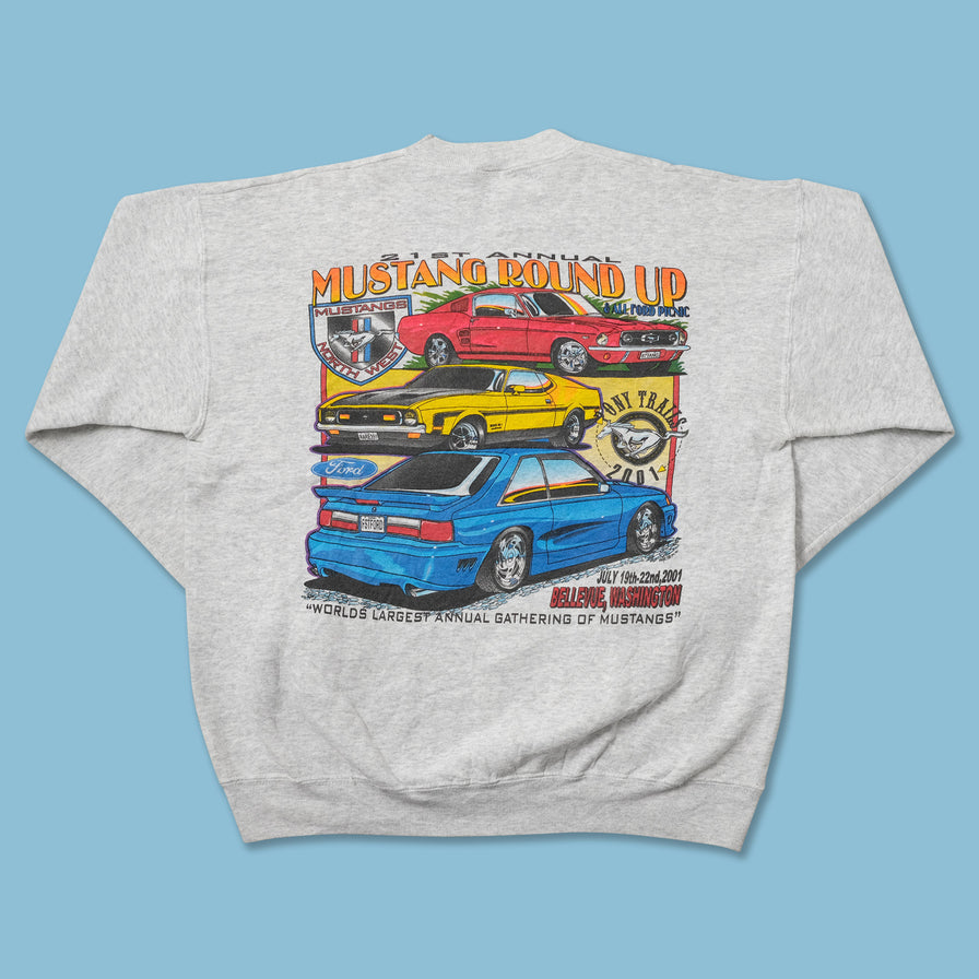 2001 Mustang Round Up Sweater Large 