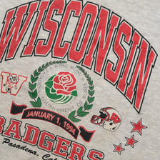 Vintage Wisconsin Badgers Sweater Large 