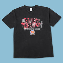 Vintage 2002 Detroit Red Wings T-Shirt Large 