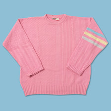 Vintage Ellesse Knit Sweater Medium 