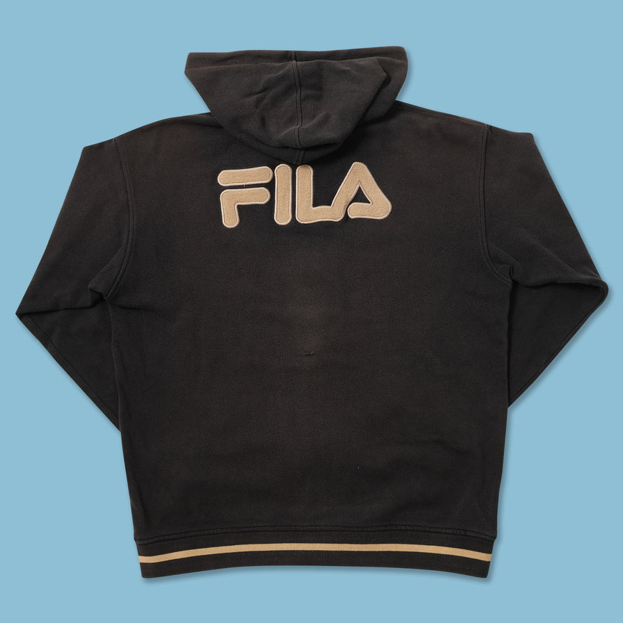 Vintage Fila Hooded Sweater Jacket Medium 