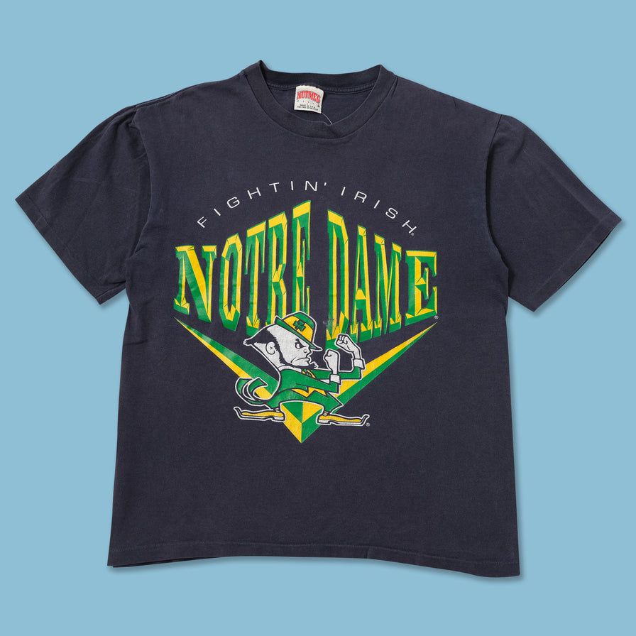 Vintage Notre Dame Fighting Irish T-Shirt Large 