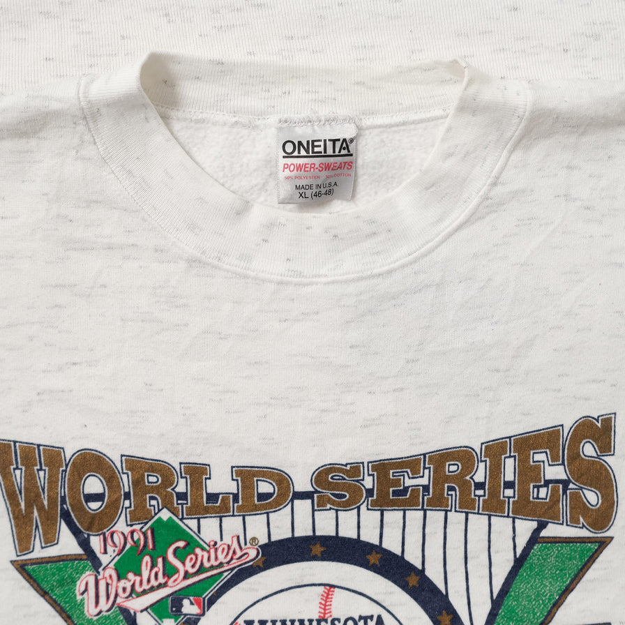 Vintage 1991 Minnesota Twins Sweater Large 