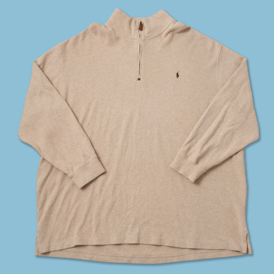 Vintage Ralph Lauren Q-Zip Knit Sweater 4XLarge 