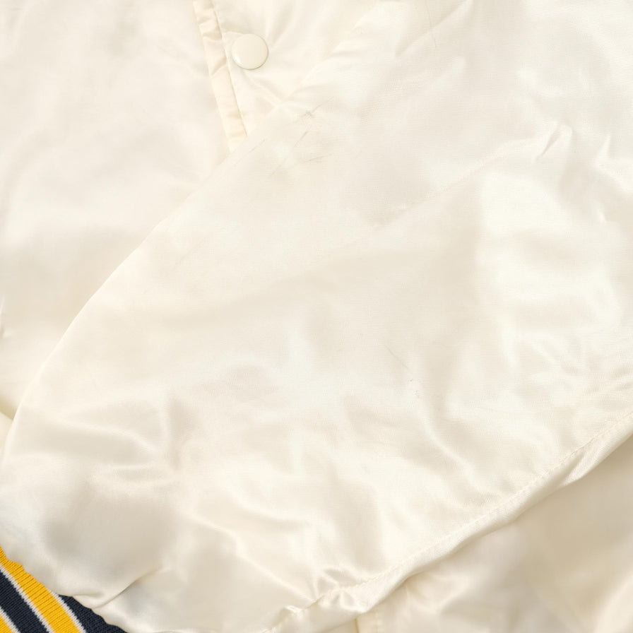 Vintage Padded Satin College Jacket Large 