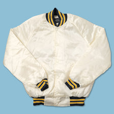 Vintage Padded Satin College Jacket Large