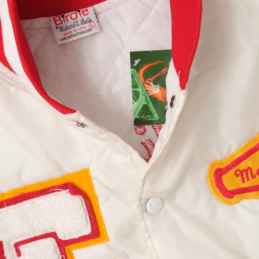 Vintage Padded College Jacket Large 