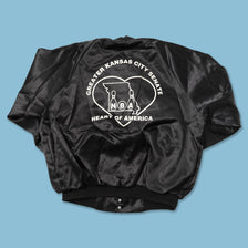 Vintage Satin College Jacket XXLarge 