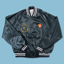 Vintage Satin College Jacket Large 