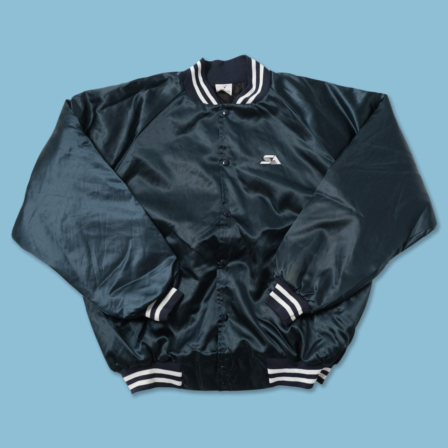 Vintage Padded Satin College Jacket XLarge 