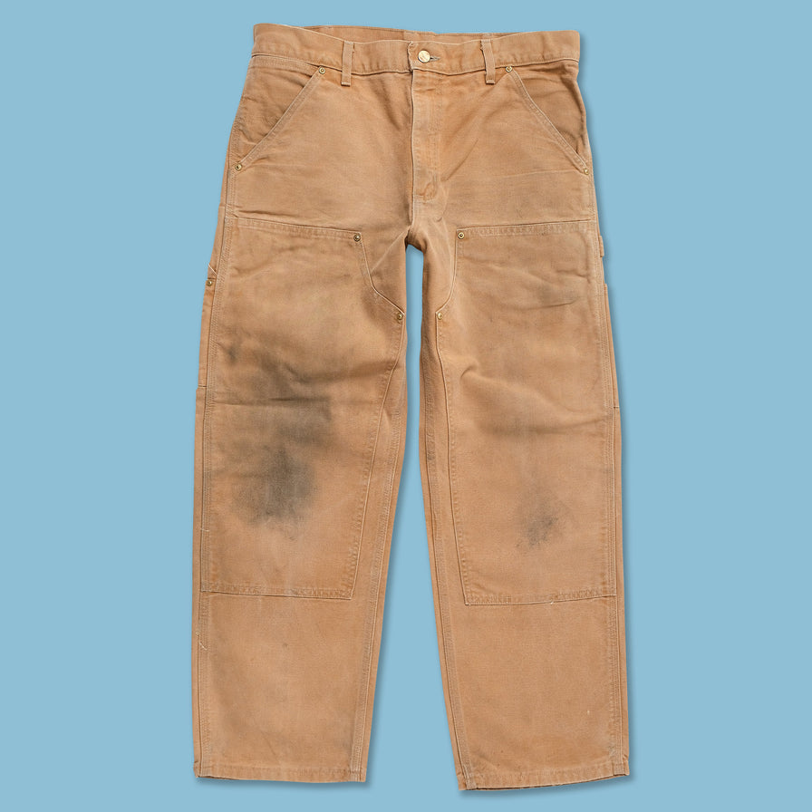 パンツ Carhartt Double Knee 34 x 30 カーハート ダブルニー ダックペインターパンツ ブラック 表記