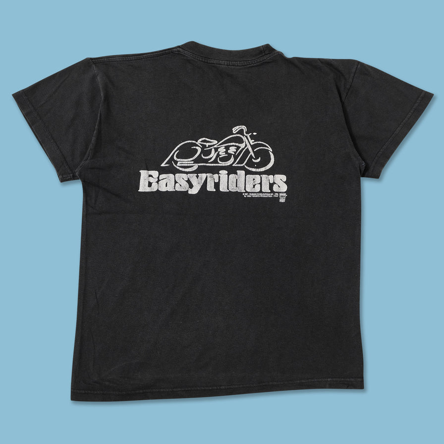 Women's Vintage Biker T-Shirt Small 