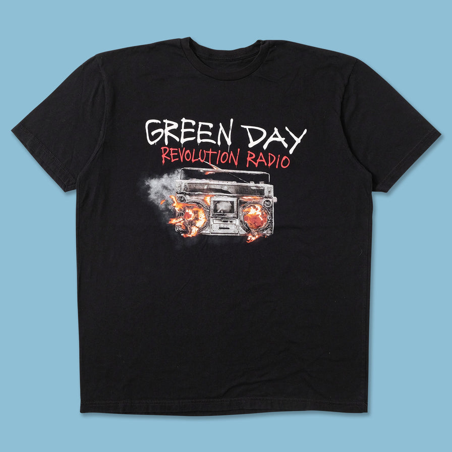 Green Day Revolution Radio T-Shirt Large 