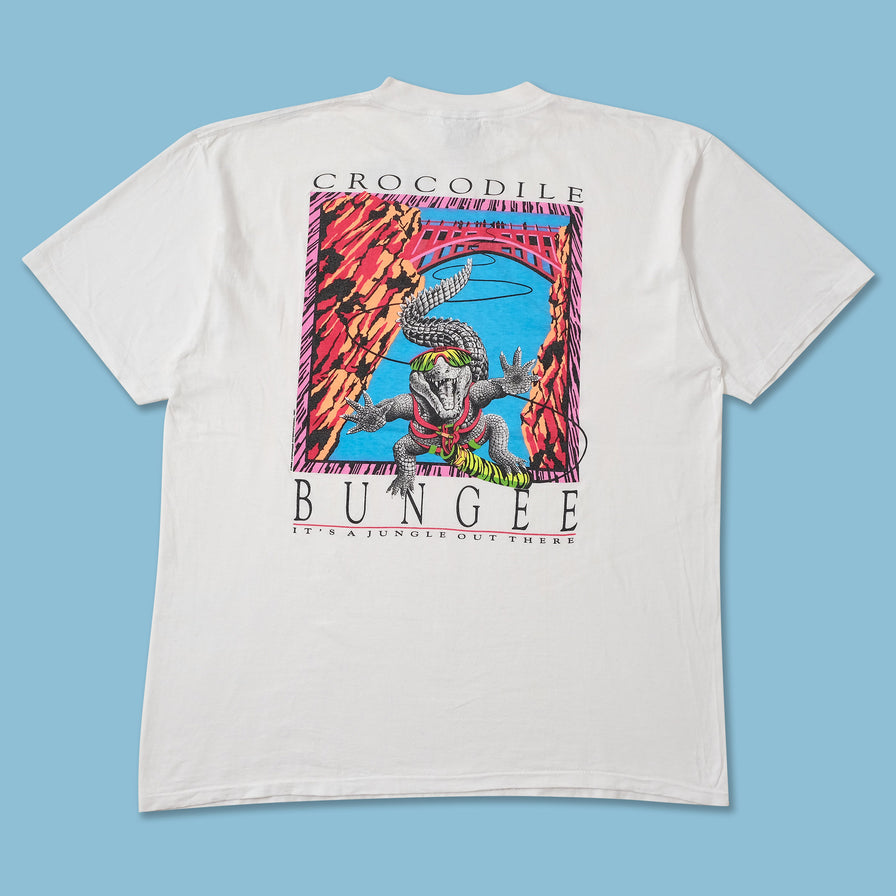 Vintage Crocodile Bungee T-Shirt XLarge 