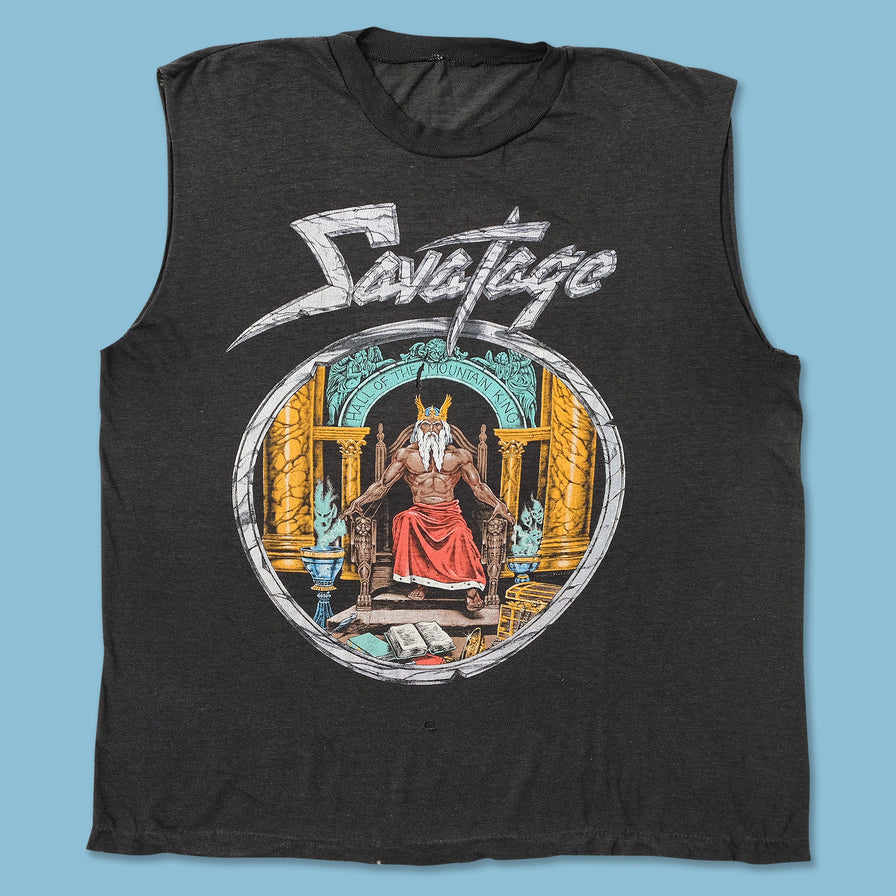 Vintage Savatage Tank Top Medium 