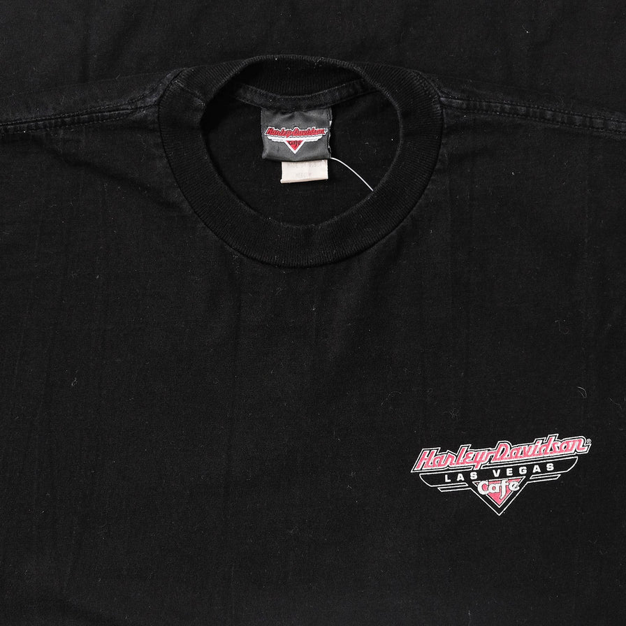 Vintage Harley Davidson Cafe Las Vegas T-Shirt Small 