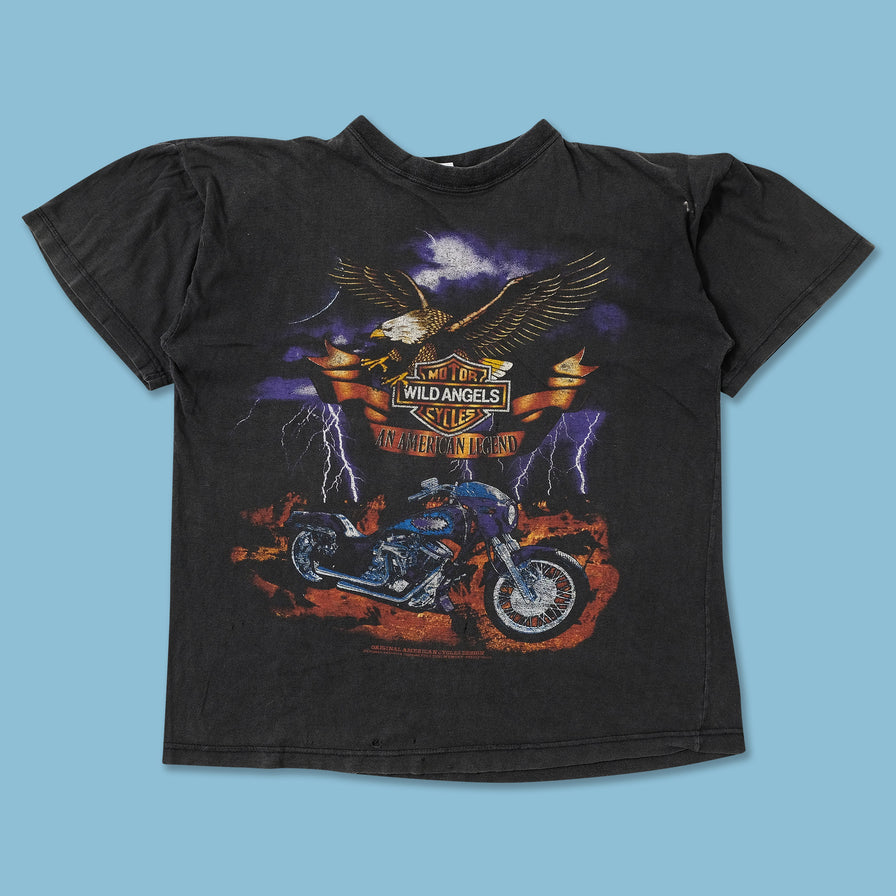 Vintage Biker T-Shirt Medium 