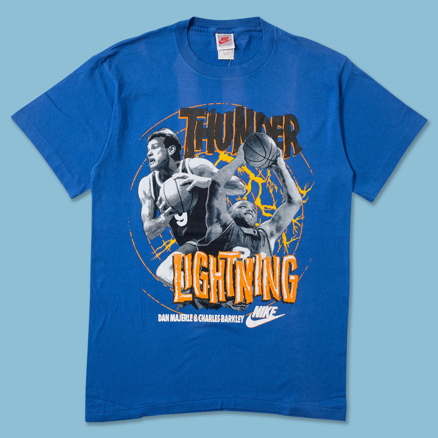 Vintage Nike Thunder Lightning T-Shirt Large 