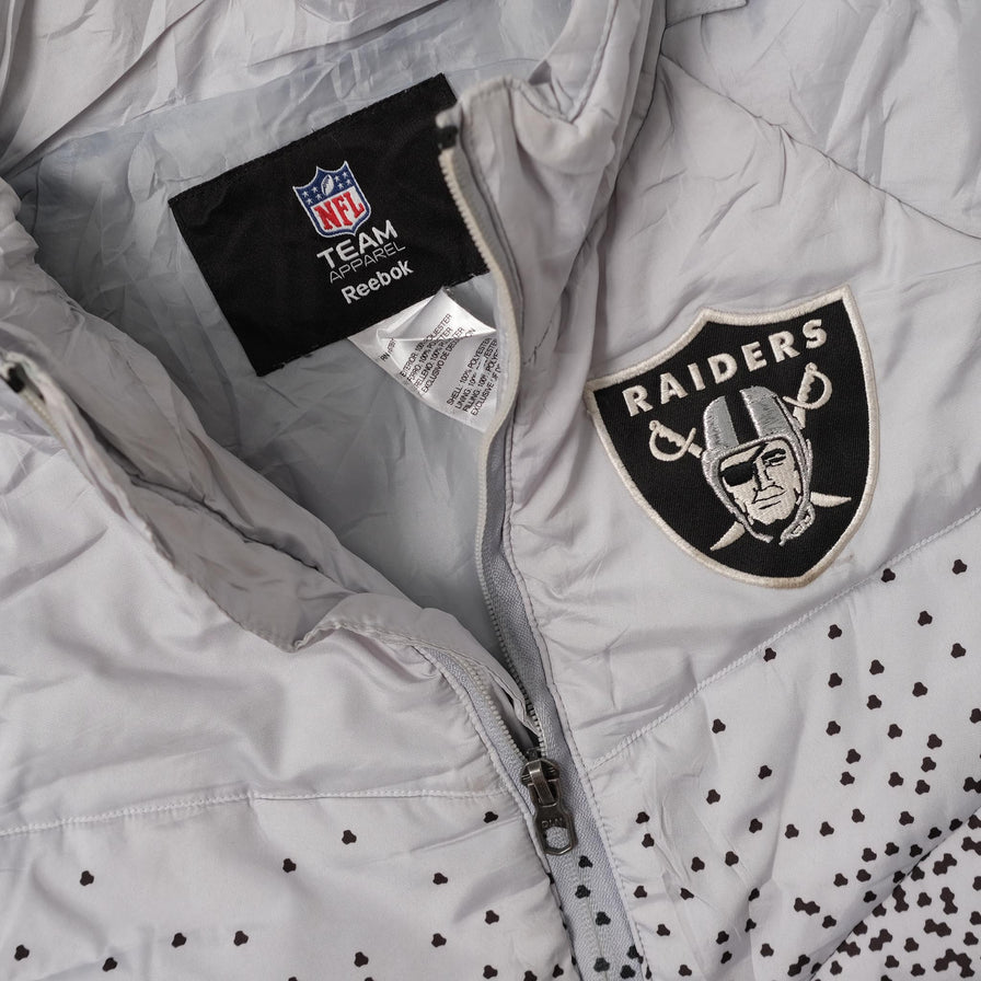 Kids Las Vegas Raiders Puffer Jacket Medium 