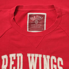 Vintage Red Wings Sweater XLarge