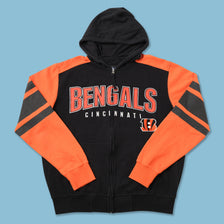 Cincinnati Bengals Hooded Sweater Jacket Large 