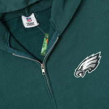 Vintage Philadelphia Eagles Hooded Sweater Jacket  XXLarge 