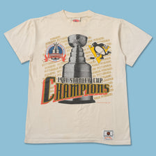 Vintage 1991 Nutmeg Stanley Cup T-Shirt Medium 