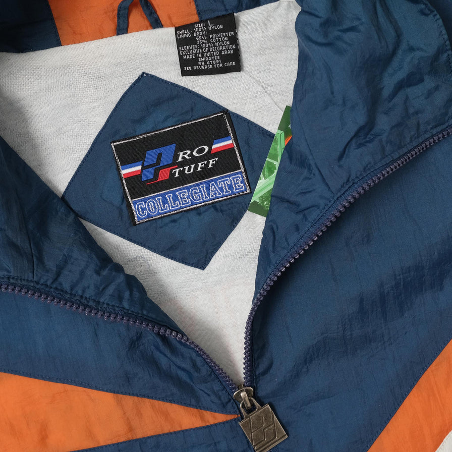 Vintage Fighting Illini Track Jacket Large 