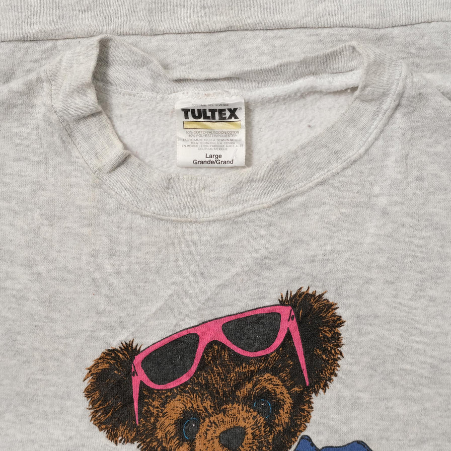 Vintage Women's Teddy Bear Sweater Small 