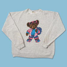 Vintage Women's Teddy Bear Sweater Small 