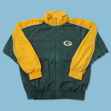 Vintage Green Bay Packers Track Jacket Large 