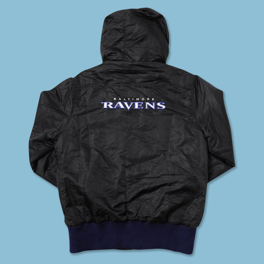 Baltimore Ravens Hooded Bomber Large 
