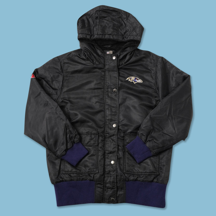 Baltimore Ravens Hooded Bomber Large 
