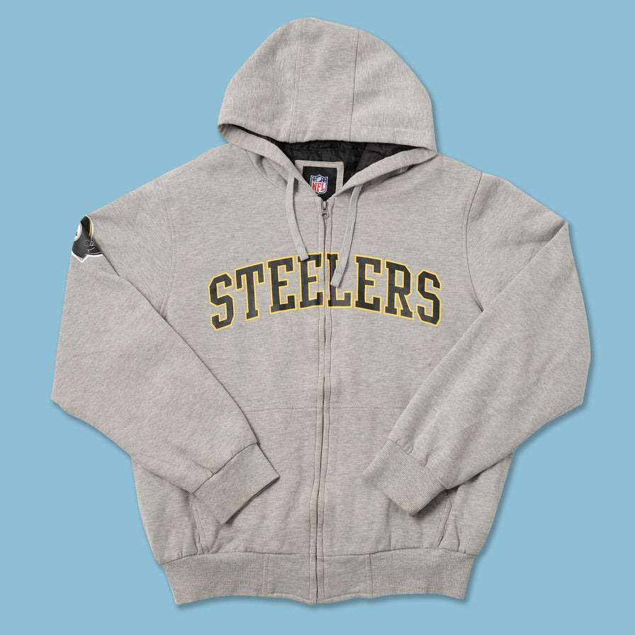 Piitburgh Steelers Hooded Sweater Jacket Large 