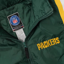 Vintage Green Bay Packers Padded Jacket Medium 