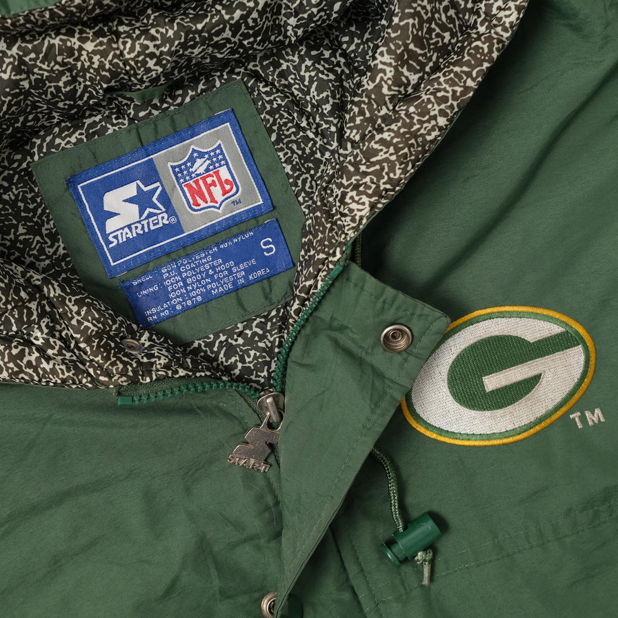 Vintage Starter Green Bay Packers Jacket Large 