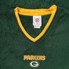Vintage Green Bay Packers Fleece Sweater Large 