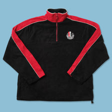 Vintage Ainslie FC Fleece Q-Zip Sweater Large 