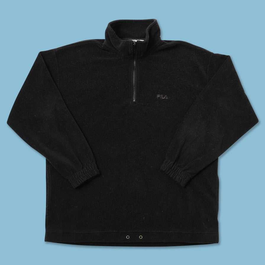 Vintage Fila Fleece Q-Zip Sweater XLarge 