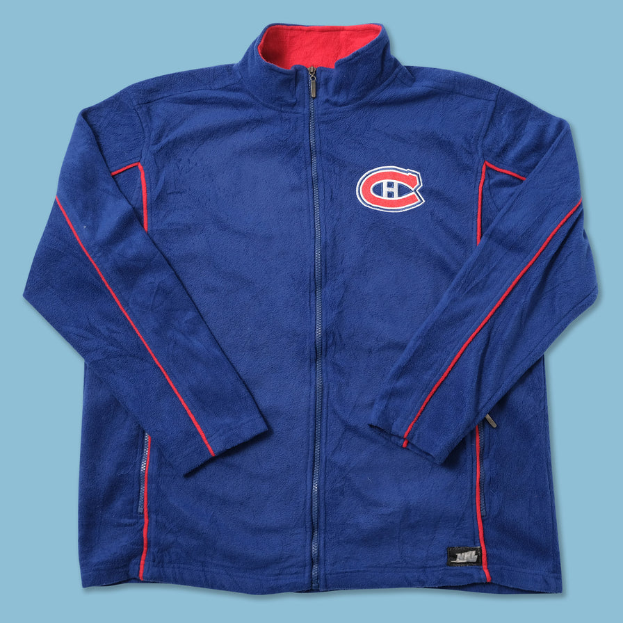 Vintage Chicago Cubs Fleece Jacket Large 