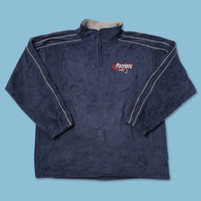 Vintage Patriots Fleece Q-Zip Sweater XLarge 