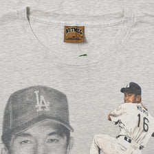 Vintage 1995 Hideo Nomo T-Shirt Medium 