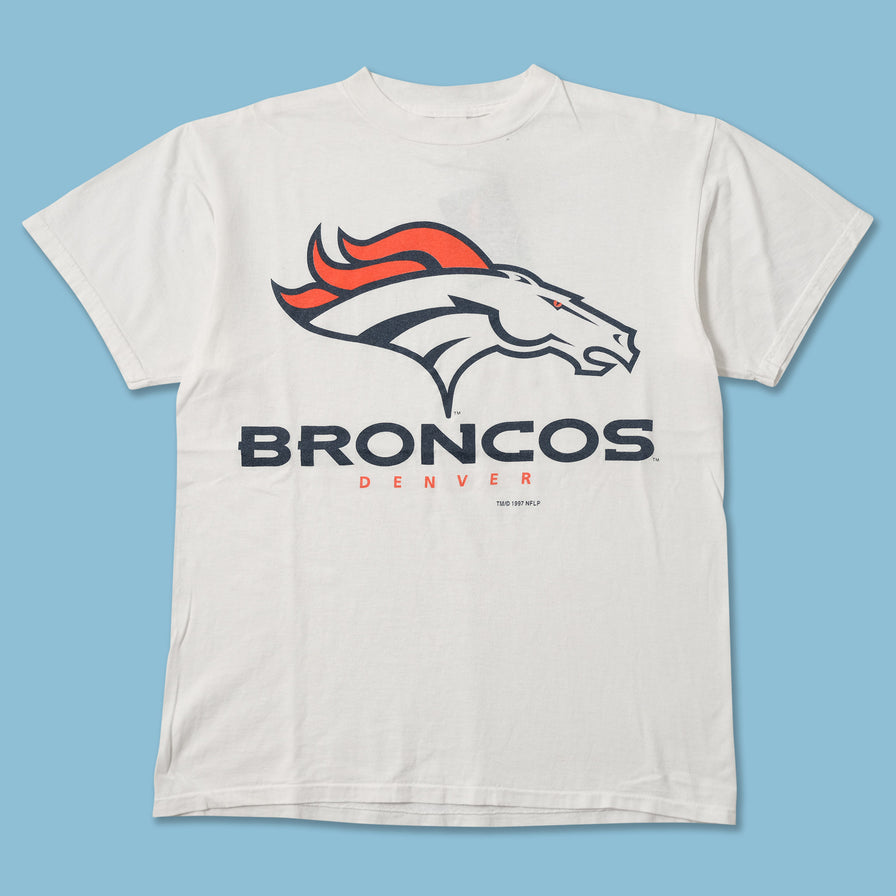 Vintage 1997 Denver Broncos T-Shirt Medium 