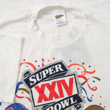Vintage 1989 Super Bowl T-Shirt Medium 