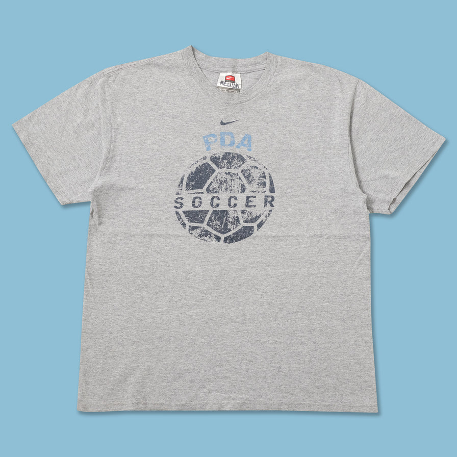 Vintage Nike PDA Soccer T-Shirt Small 
