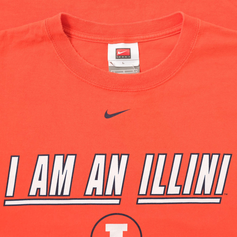 Vintage Nike Illinois T-Shirt Large 