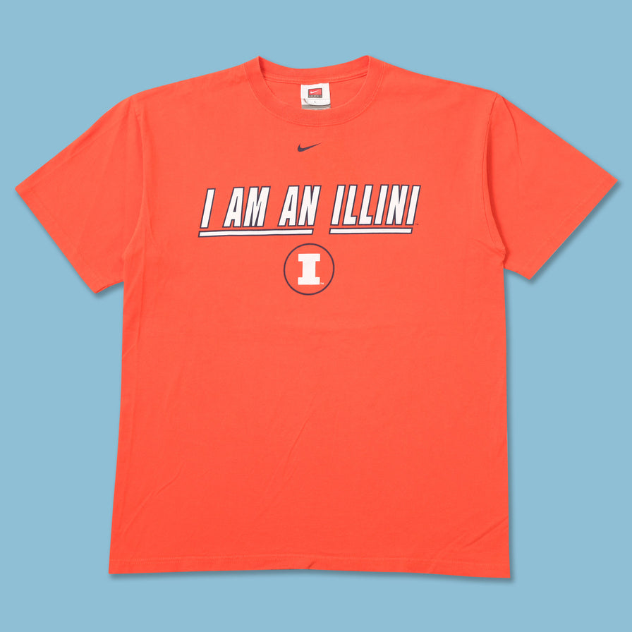 Vintage Nike Illinois T-Shirt Large 